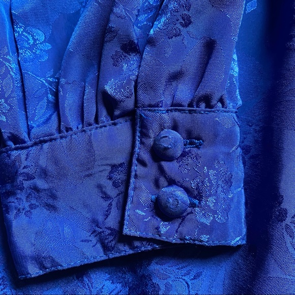 Top, Blue Floral Vintage - Picture 4 of 10